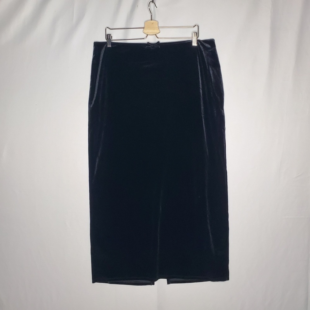Wild Fable Velvet Maxi Skirt Women XL Black Pullon Romantic Y2K Grunge 90s